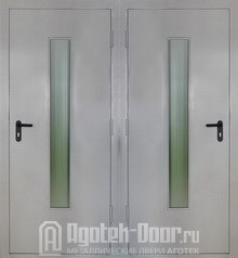 дверь со стёклами противопожарная