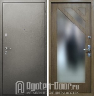 Входные металлические двери «Престиж» с зеркалом